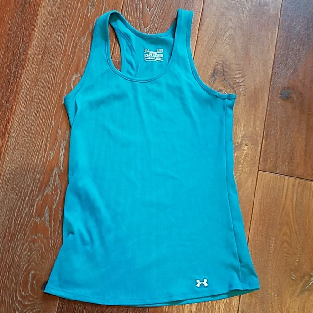 Under Armour Victory Tank Turquoise Teal Blue